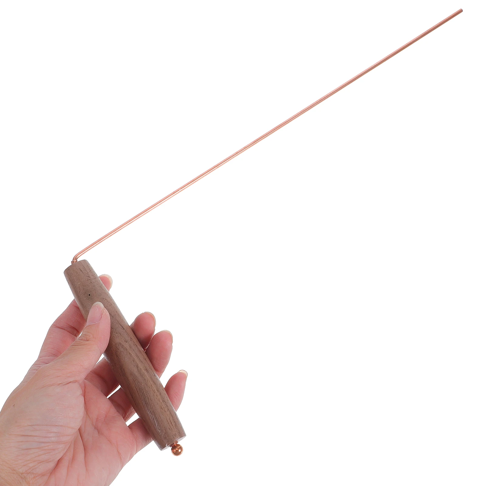 

1 set Ruler Brass Spirit Finding Rod Copper Metal Dowsing Treasure Divining Tool Portable Energy Seeking for Archaeology