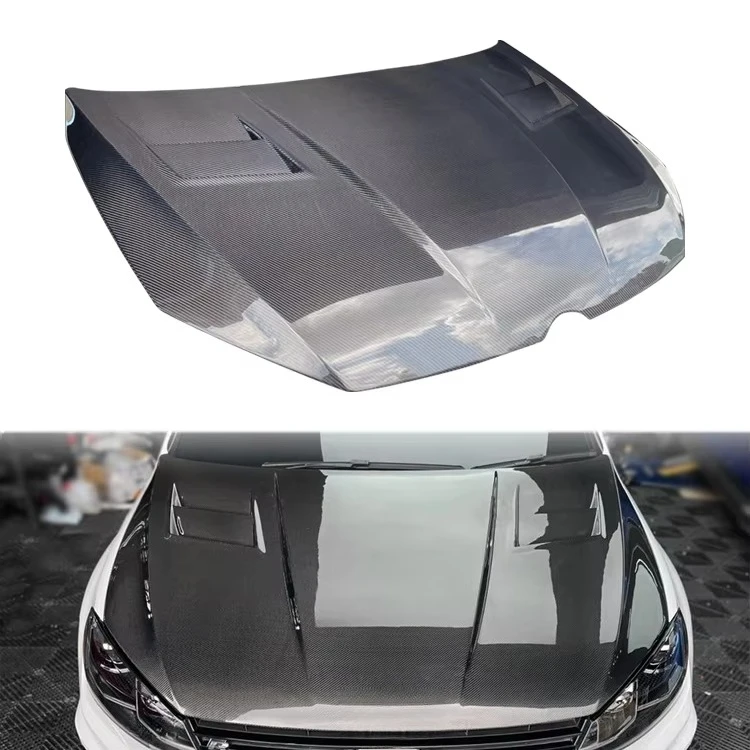 

Gti Style Carbon Fiber Engine Hood for Golf 7 Mk7 7.5 Front Bonnet Engine Hood Cover