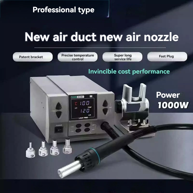Professional Hot Air Gun Disassembly Soldering Table CPU Chip Hot Air Gun Repair Table Hot Air Gun
