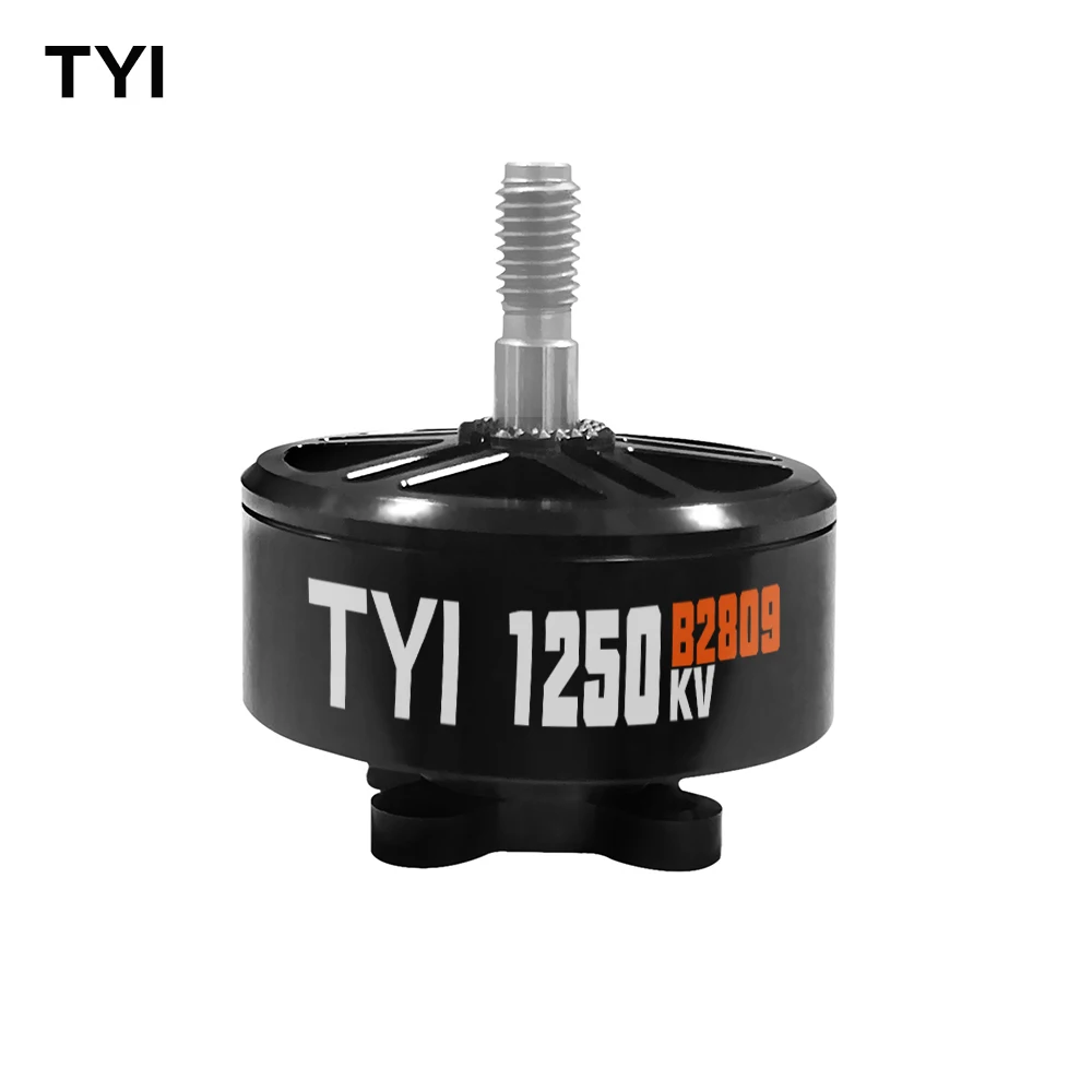 

TYI B2809 1250KV 4-6S Brushless FPV Drone Motor Remote Motor for RC Drone Accessories