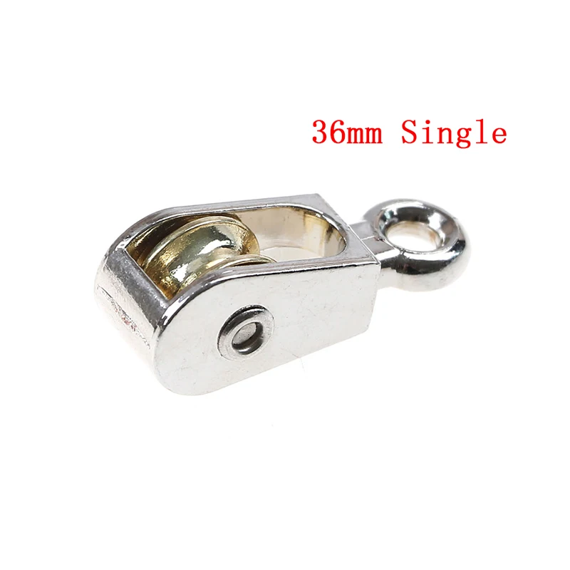 36/52/75mm Metal Sheave Zinc Alloy Pulley Mini Single/Double Pulley for Diy