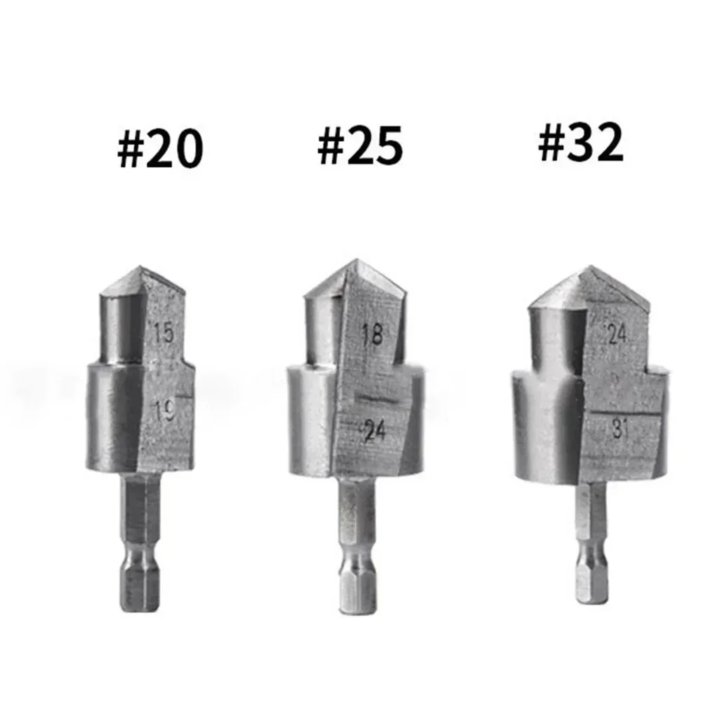 Trapano ad espansione per tubi idraulico 6.35mm gambo esagonale 61x6.35x22mm punta da trapano HSS non facile da scivolare perforatrice idraulica