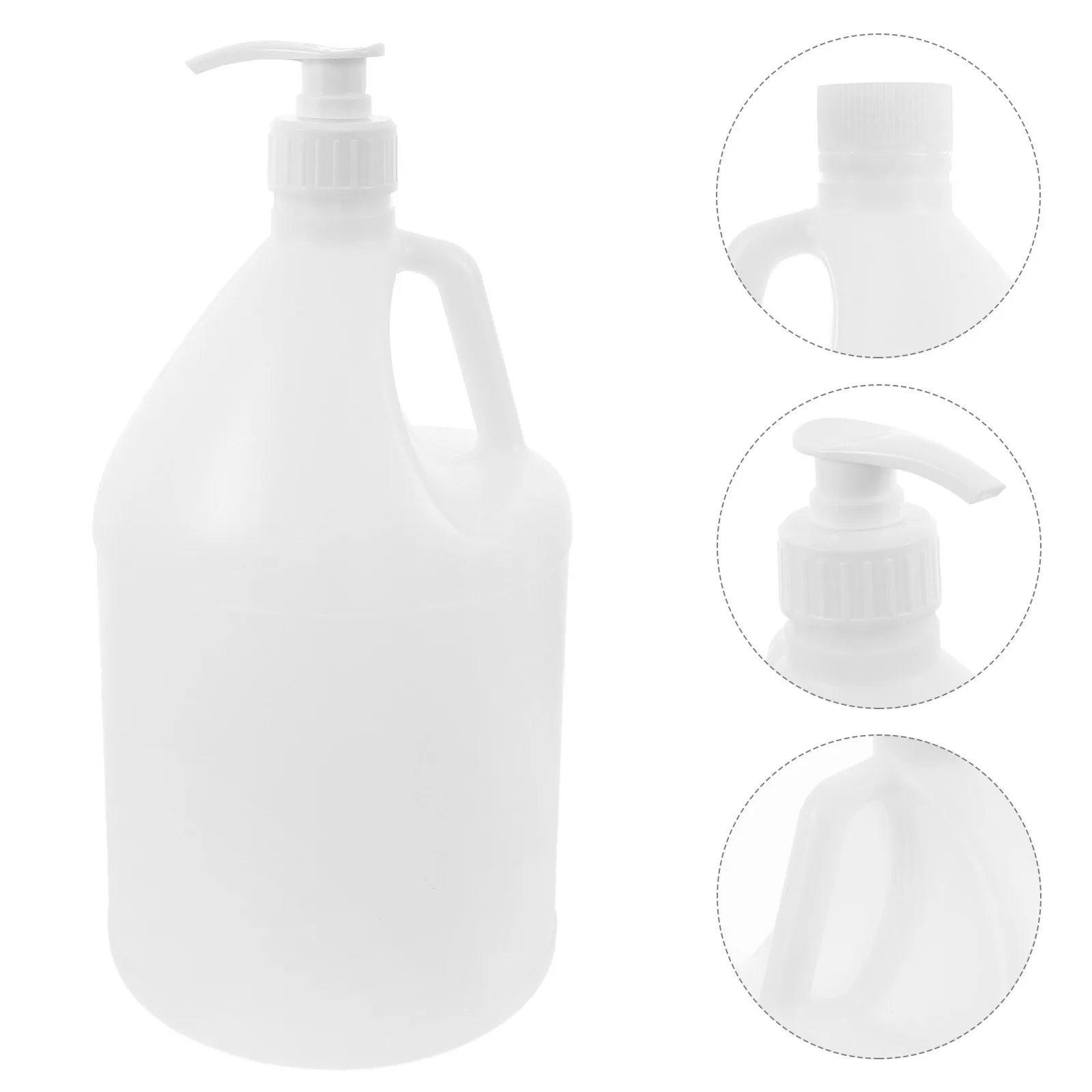 

1 Set 4L Gallon Jug Plastic Hdpe Liquid Storage Container For Water Camping Outdoor Empty Bottle With Cap Reusable Portable