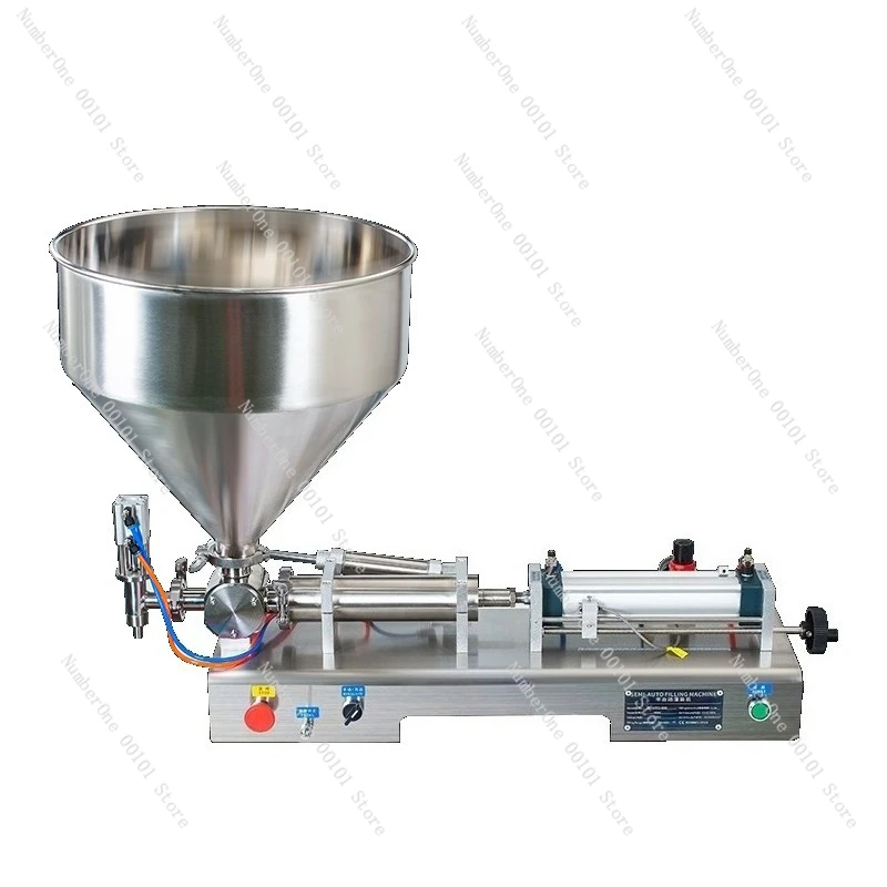 G1WTD Horizontal Pneumatic Liquid Filling Machine, Small Quantitative Filler for Detergent Baijiu Sauce Toothpaste Honey