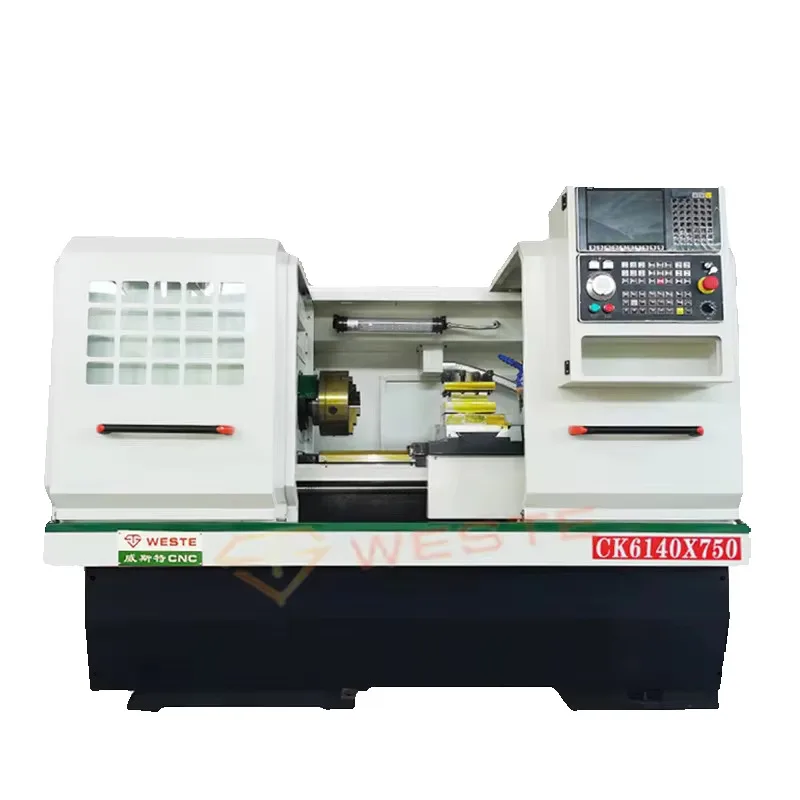 금속 고정밀 소형 CNC 선반, 고품질 플랫 베드, Ck6136, Ck6140