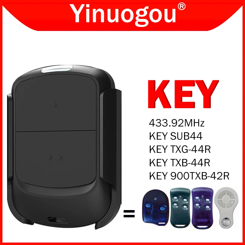 

KEY SUB44 TXG-44R TXB-44R 900TXB-42R Гаражная дверь пульт дистанционного управления 433,92МГц затвора дипликатора портативного передатчика дубликатора