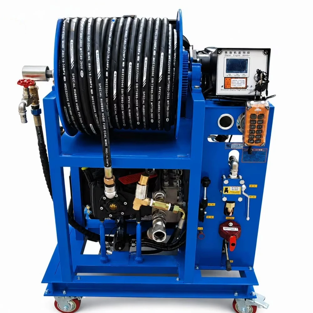 High Pressure Sewer Jetter Industrial Sewer Drain Cleaner Water Jet Dredger for Heavy Sediment Pipeline Blockage