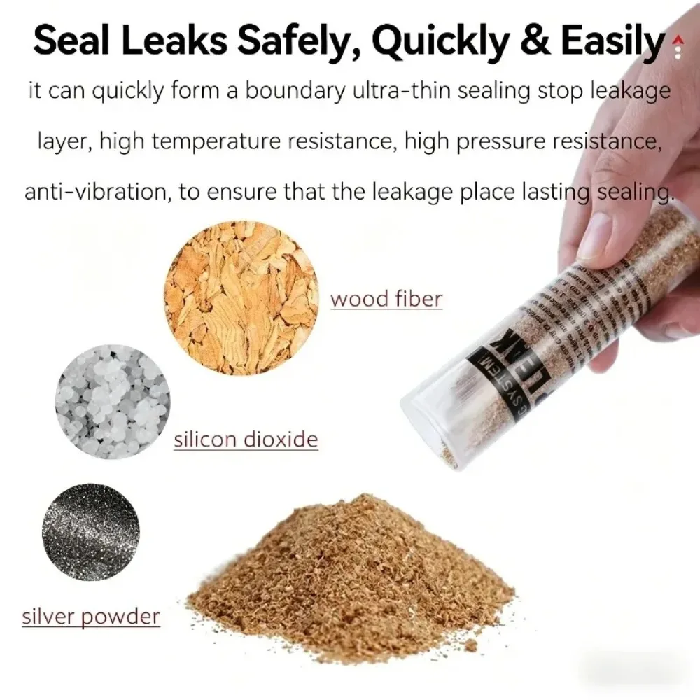 Radiator Stop Leak Powder Car Used For Universal Cooling System Repair, Rust Prevention Kit