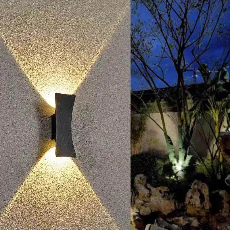 

Современный простой светодиодный уличный настенный светильник, водонепроницаемый, для входных групп, садов и улиц