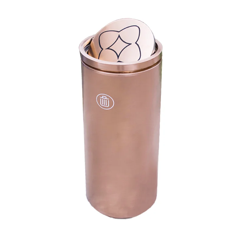 Eco-Friendly Outdoor Garden Garbage Bin Manufacture's Standing Structure Recycling Swingbin Waste Bins