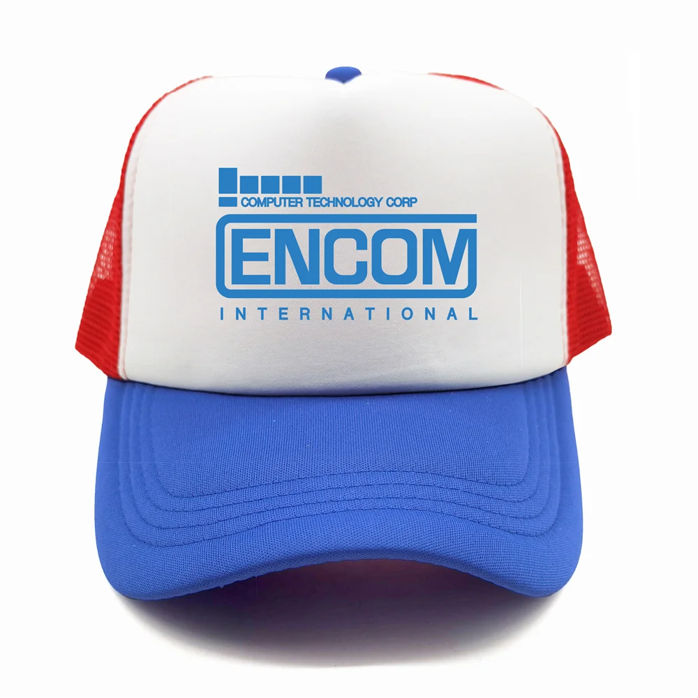 ENCOM International Inspired by Tron Retro Flynns Arcade Trucker Cap Men Hat Baseball Cap Cool Summer Unisex Mesh Net Hat MZ-587