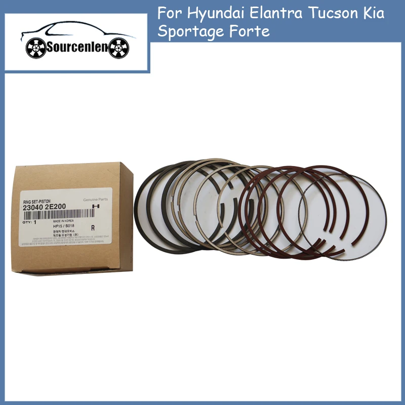 230402E200 Engine Piston Rings for Hyundai Elantra Tucson Kia Sportage Forte 23040-2E200