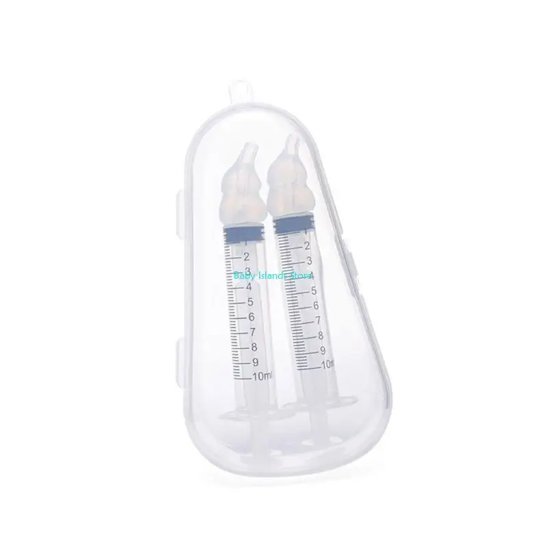K92D محاقن منظف الأنف للرضع مصممة من السيليكون لشفاط أنف الطفل لسهولة التحكم في التدفق والمراقبة لمدة 0 إلى 6 سنوات