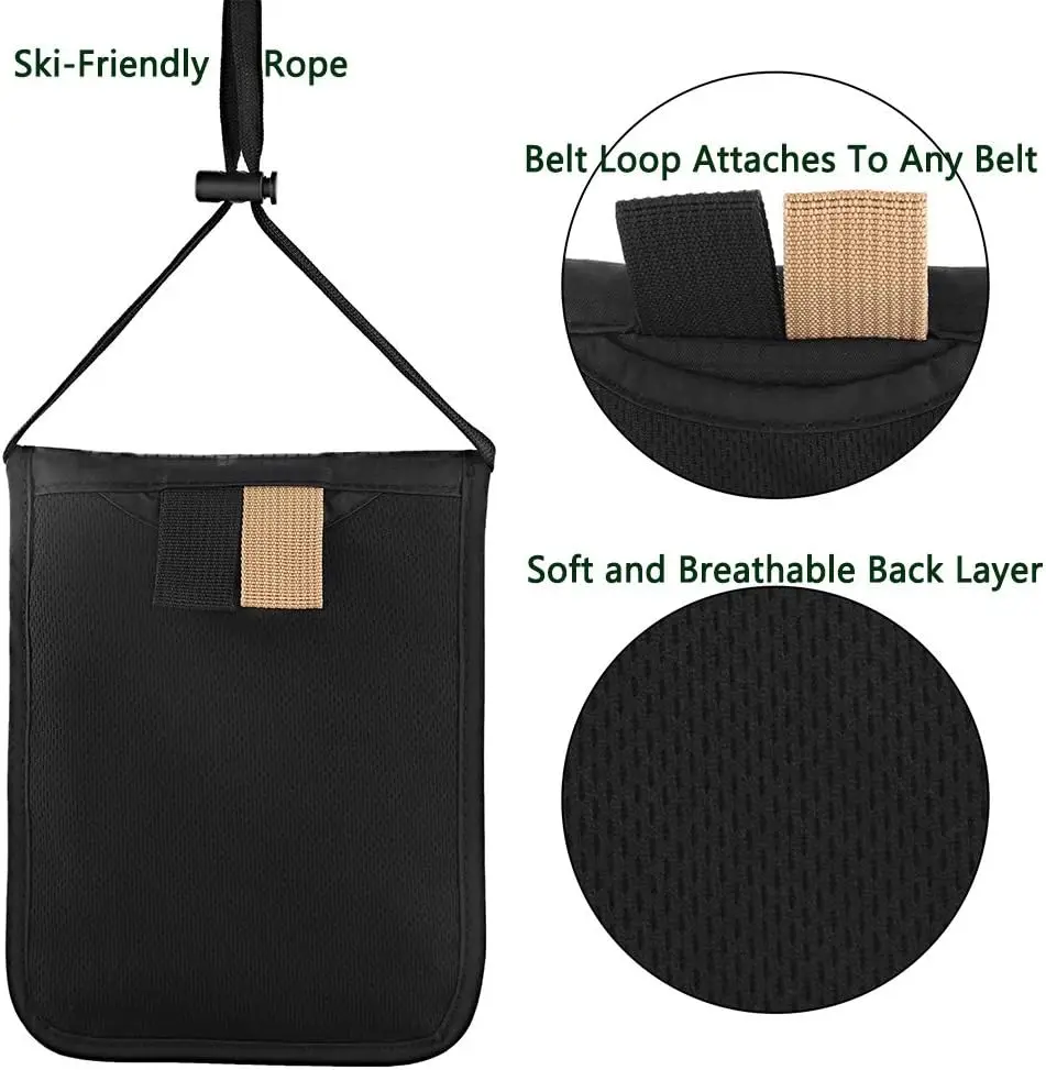 1pc Travel Pouch Neck Wallet Family Passport Holder Organizer Case With RFID Blocking Passport Wallet Travel Wallet image 6