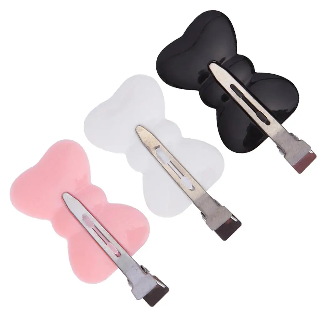 3Pcs Duckbill Hair Sectioning Clips Salon Hairdressing Clamps Styling Tools