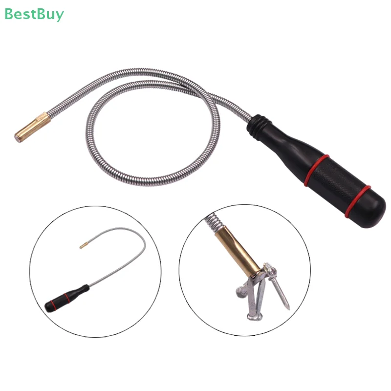 New Foldable Strong Magnetic Pickup Tool Metal Flexible Pick Up Tool Suction Bar Magnet Spring Grip Grabber Portable Hand Tools