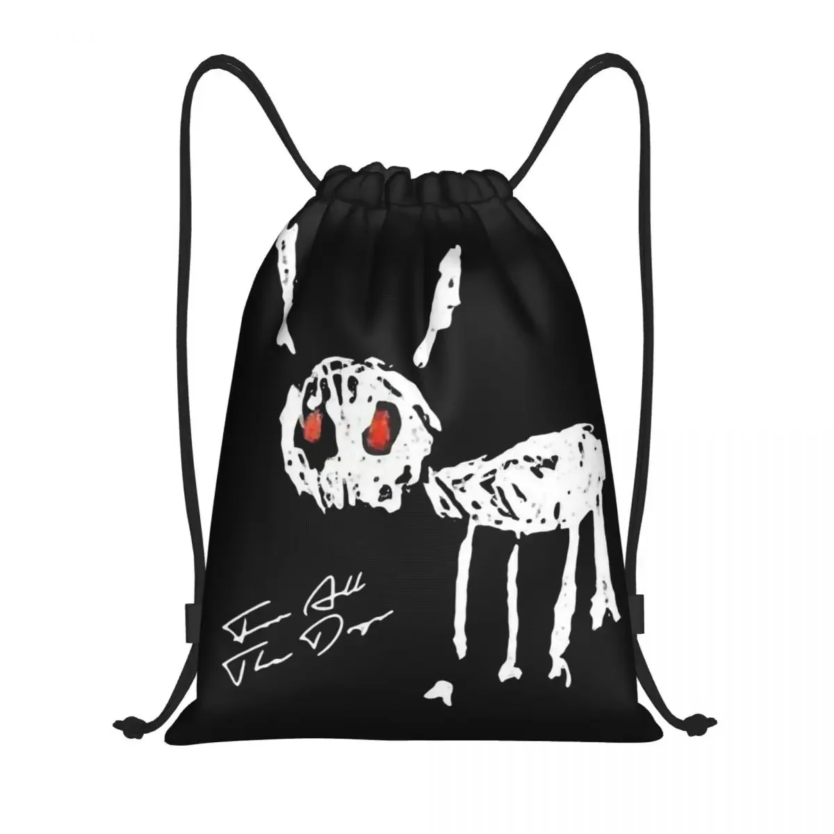 Drake Rapper Drawstring Bags Sports Backpack Gym Sackpack For All The Dogs String Bags for Hiking