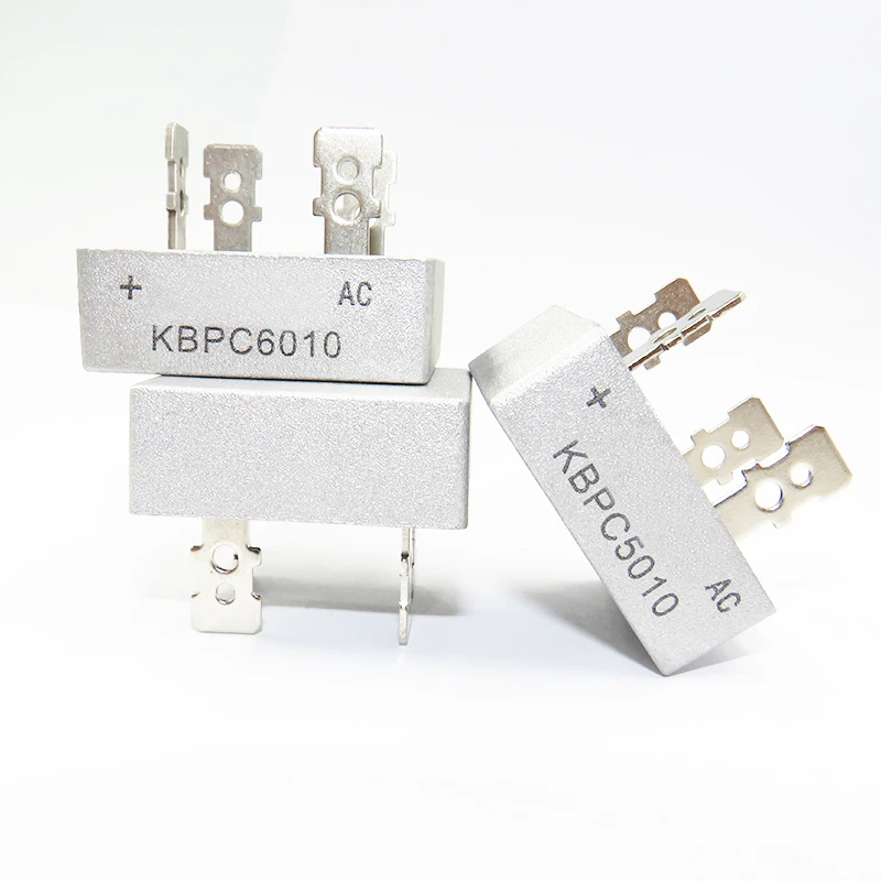 2PCS KBPC1010 KBPC1510 KBPC2510 KBPC3510 KBPC5010 KBPC6010 10A 15A 25A 35A 50A 60A 1000V Diode Bridge Rectifier kbpc5010