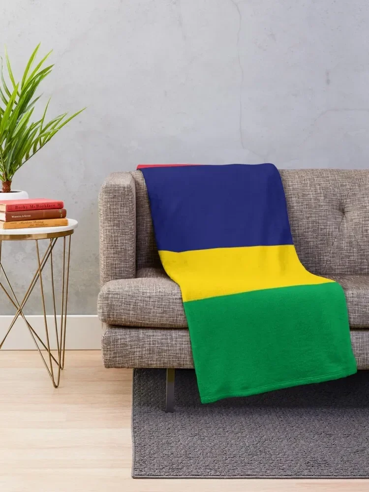 Flag of Mauritius Throw Blanket Sofa for babies Flannels Blankets Sofas Of Decoration Blankets