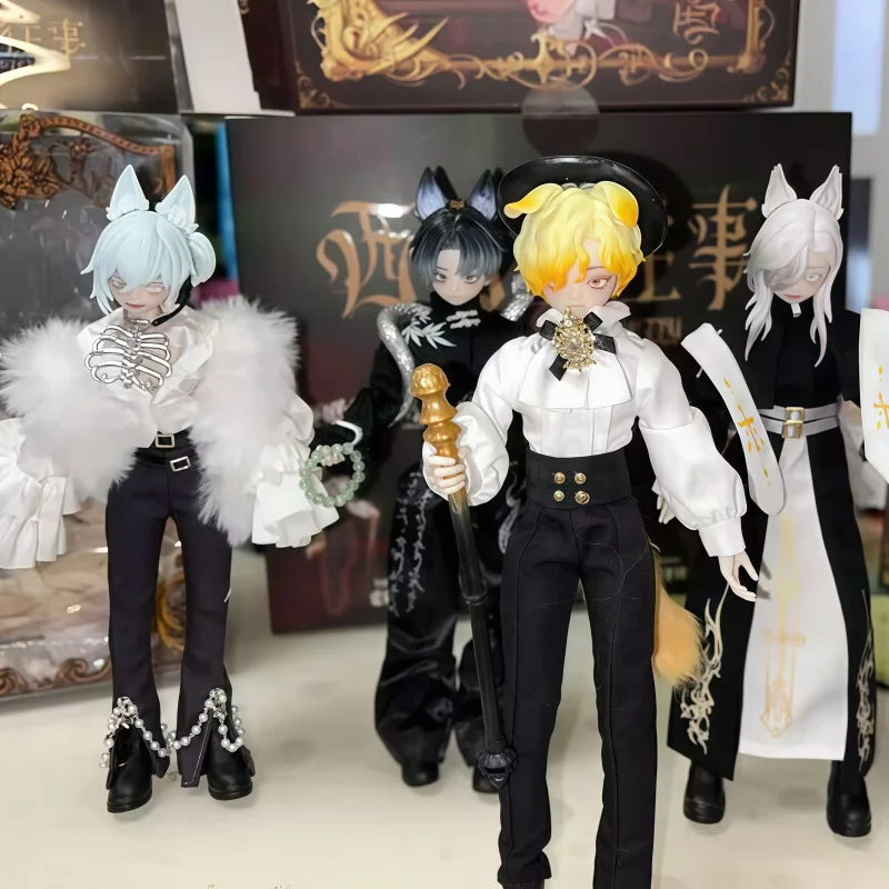 

17cm Jidongshunxi Sicily Past The Story Series Blind Box Boy With Movable Joints Anime Figure Modle Desktop Cool Style Gifts