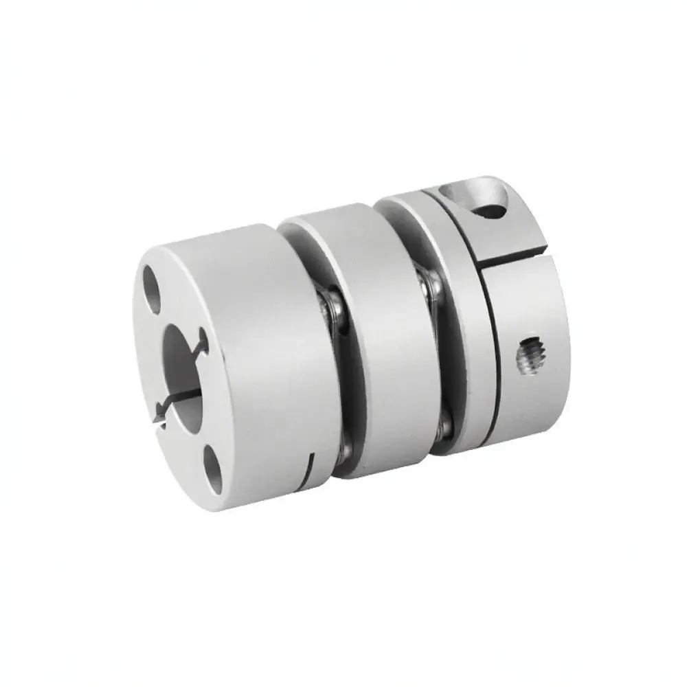 Precision Aluminum Dual Diaphragm Coupling Flexible Shaft Connector For CNC Automation Screw Module Machine Hardware