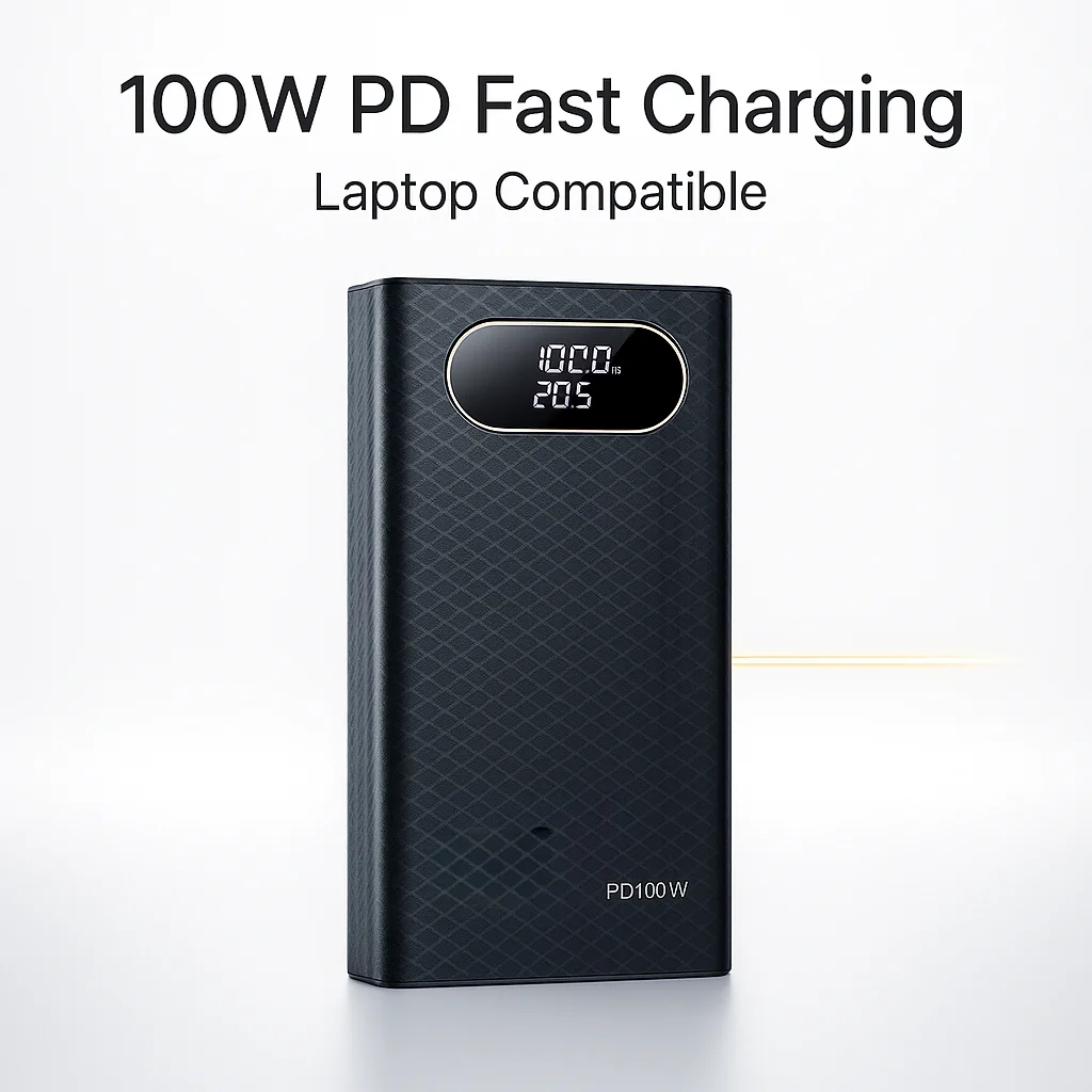 Zimowa wersja obudowy power banku PD100W, obudowa DIY na 6×21700 baterii, PPS/PD3.0/QC3.0 do laptopa i telefonu. — zdjęcie produktu 5