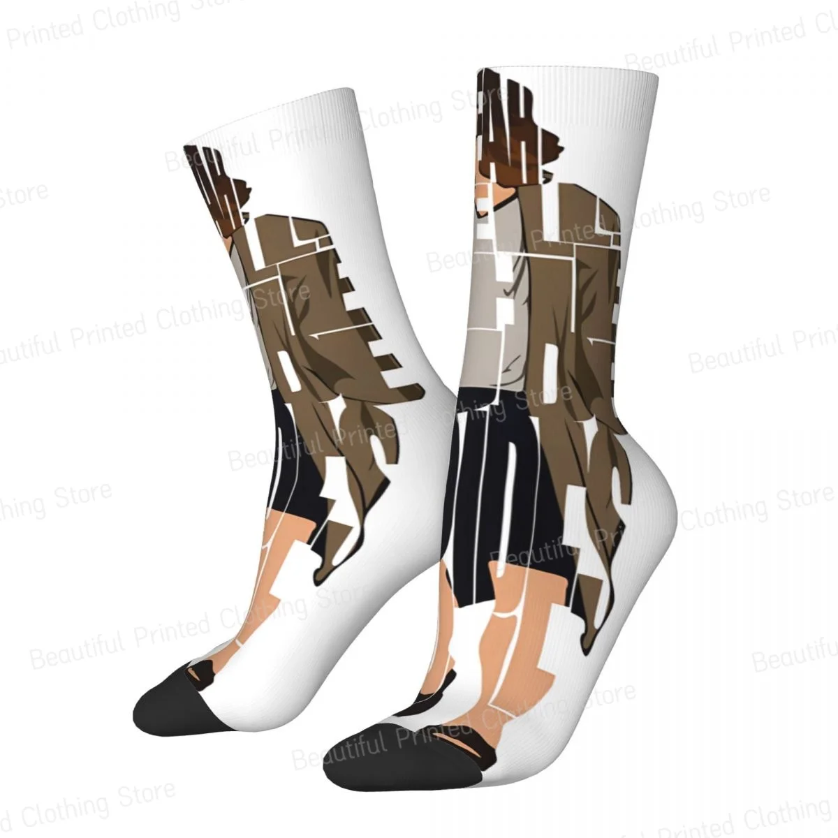 The Big Lebowski Unisex Four Seasons Socks Running Fun printing Socks Street Style Crazy Sock