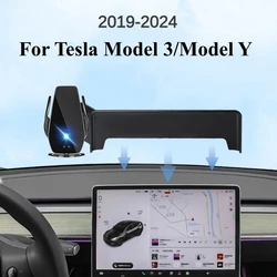 2019-2022 per Tesla Model 3 Y Model3 modelely supporto per telefono con schermo per auto caricabatterie Wireless supporto per navigazione interno 15 pollici