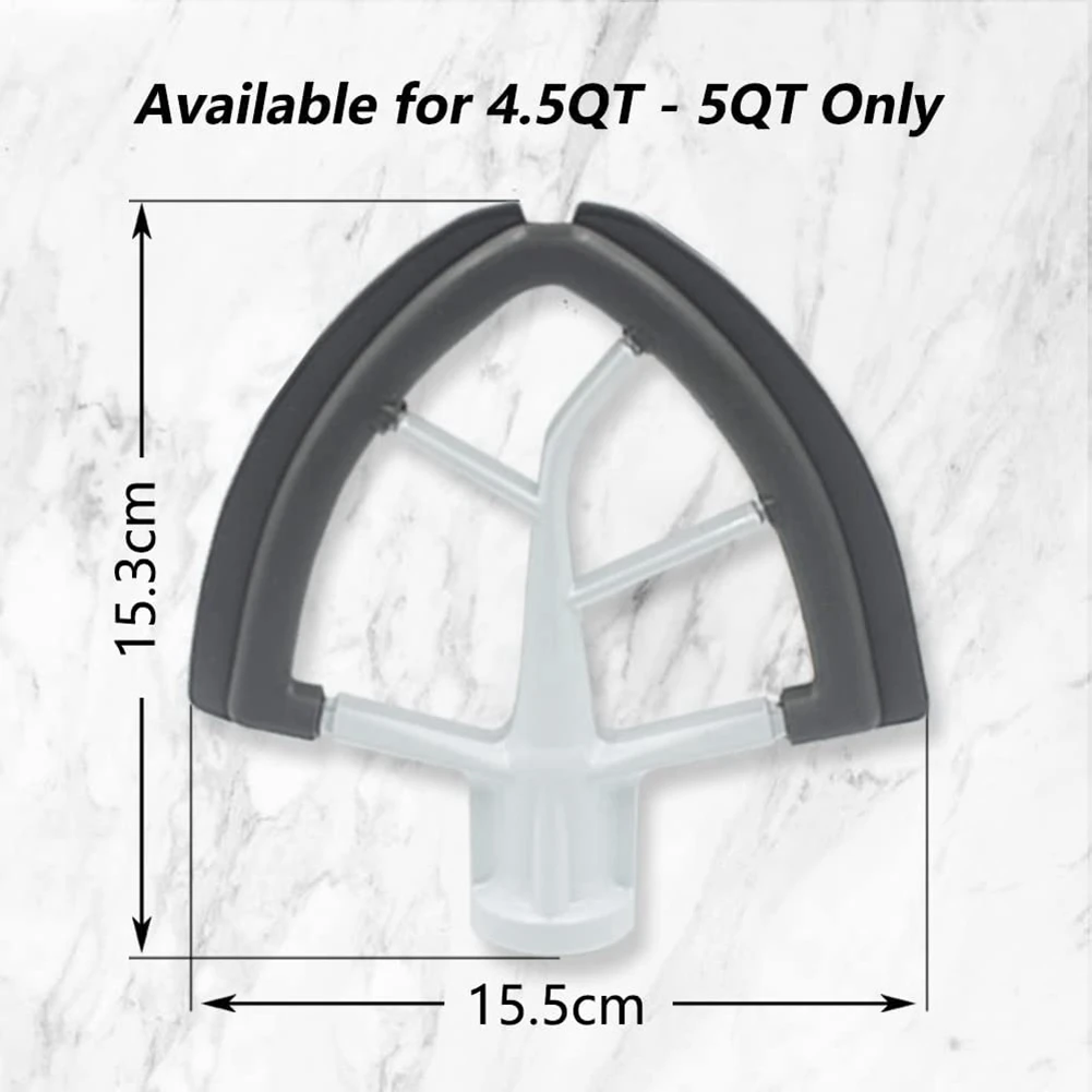 Przystawka do łopatki z elastycznego brzegu do kuchennego 4.5-5 QT, mikser na stojaku wymienna silikonowa miska do ostrze skrobaka