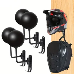 Motorcycle Car Parts Tool Clothes Bag Coats Caps Rugby Helmet Rack 180° Rotating Wall Mounted Bicycle Helmet Rack Display Rack