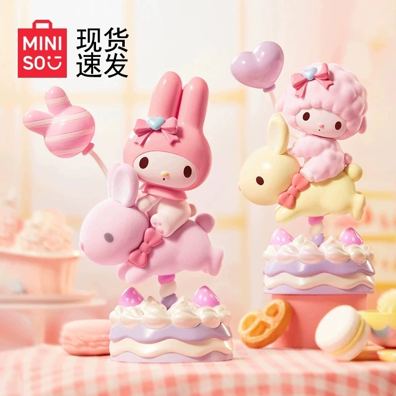 

MINISO My Sweet Piano My Melody Series Anime Figurine Model Birthday Gift Desktop Toys Decoration Children Gift Kuromi