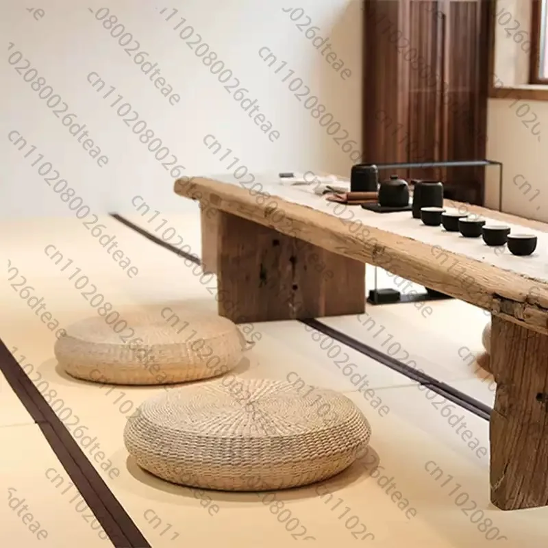 Japanese-style Tatami Futon Cushion Meditation Ground Meditation Mat Balcony Rattan Home Straw