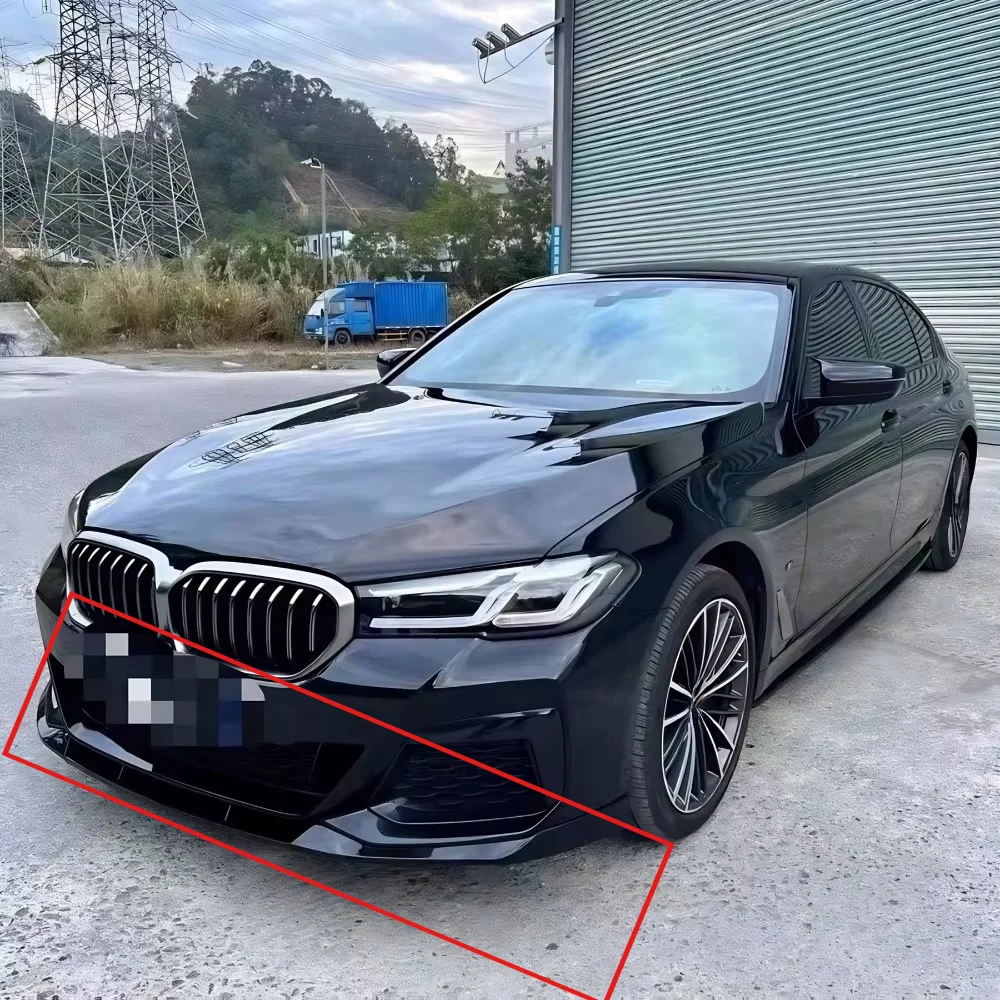 

Three-Piece Front Bumper Lip Splitter Fits BMW 5 Series G30 G31 2017-2023 Exterior Aero Sport Mod Replacement Spare Parts