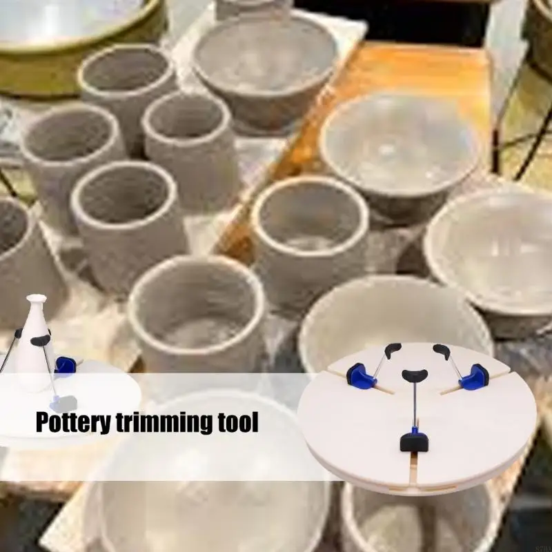 Triangular Pottery Sculpting Aid For Effortlessly Ceramic Trimming In Educational Workshops And Hobbies Crafting 87HA
