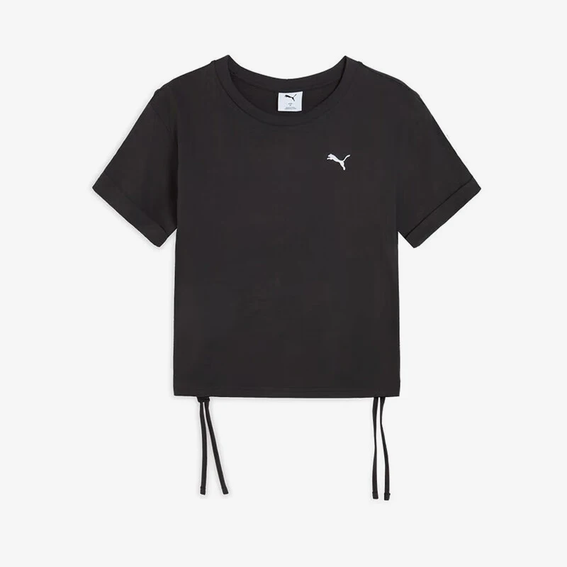

Puma Genuine 2025 летняя женская дышащая укороченная футболка на шнурке 631716-92