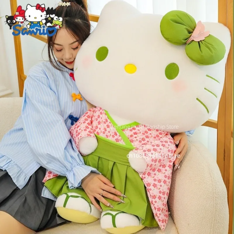

85cm Super Big Size Sanrio Hello Kitty Anime Plush Stuffed Doll Room Decoration Plushies Pillow Ornaments Children's Gifts