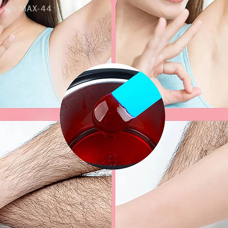 Silicone Waxing Spatulas Non-stick Hair Removal Sticks Body Wax Applicator Scraper for Cosmetic Hair Removal Process