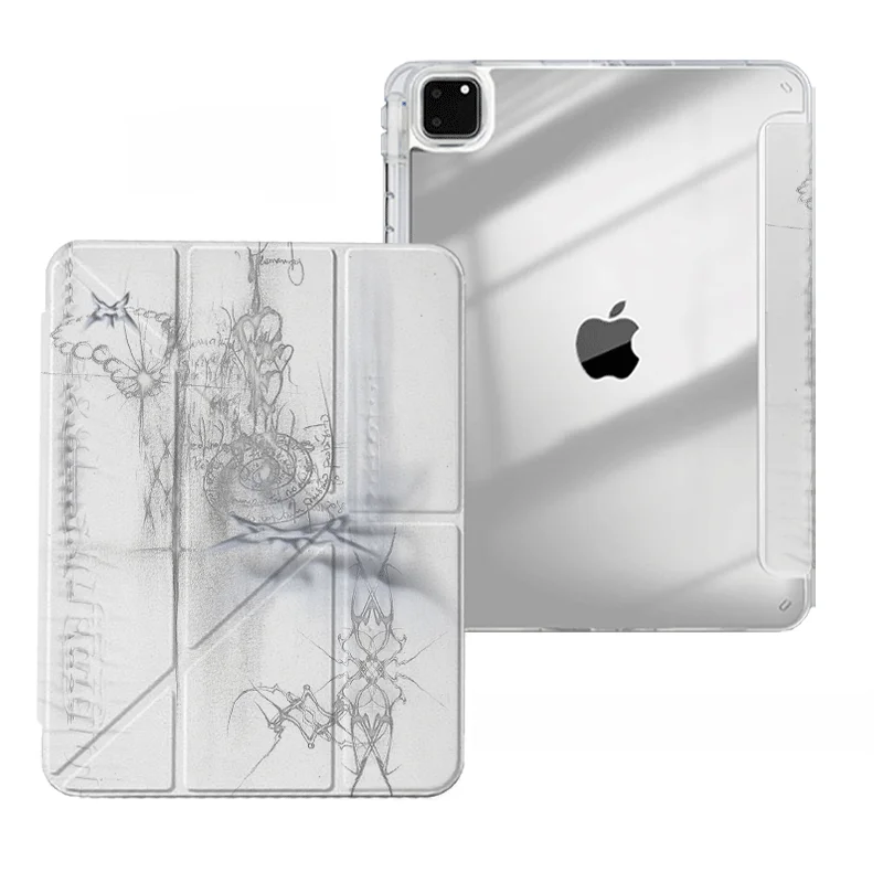 

Оригинальный художественный Y2K k fiti ible th Gen 2025 Air6 iPad Pro Cal Tee iPad ell акриловый плоский чехол 0,2 Inc...