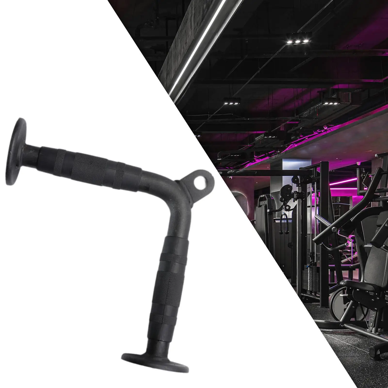 Tricep Press Down Bar V Shaped Bar Multi Gym Attachment Exercise Handles Home Gym Pulley Cable Machine Attachment V Handle