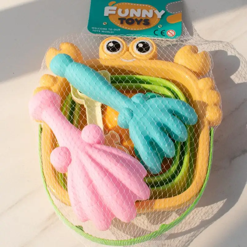 portable-children's-beach-toy-set-sandpit-fishing-bucket-pail-set-durable-stackable-tools-for-sand-playing-water-play
