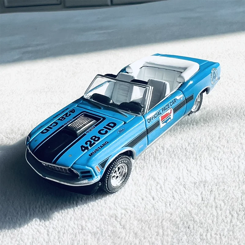 

Литой под давлением Greenlight масштаб 1:64 1970 Ford Mustang, классический ретро-трансформер, автомобиль из сплава, имитация модели автомобиля, коллекция игрушек-дисплеев