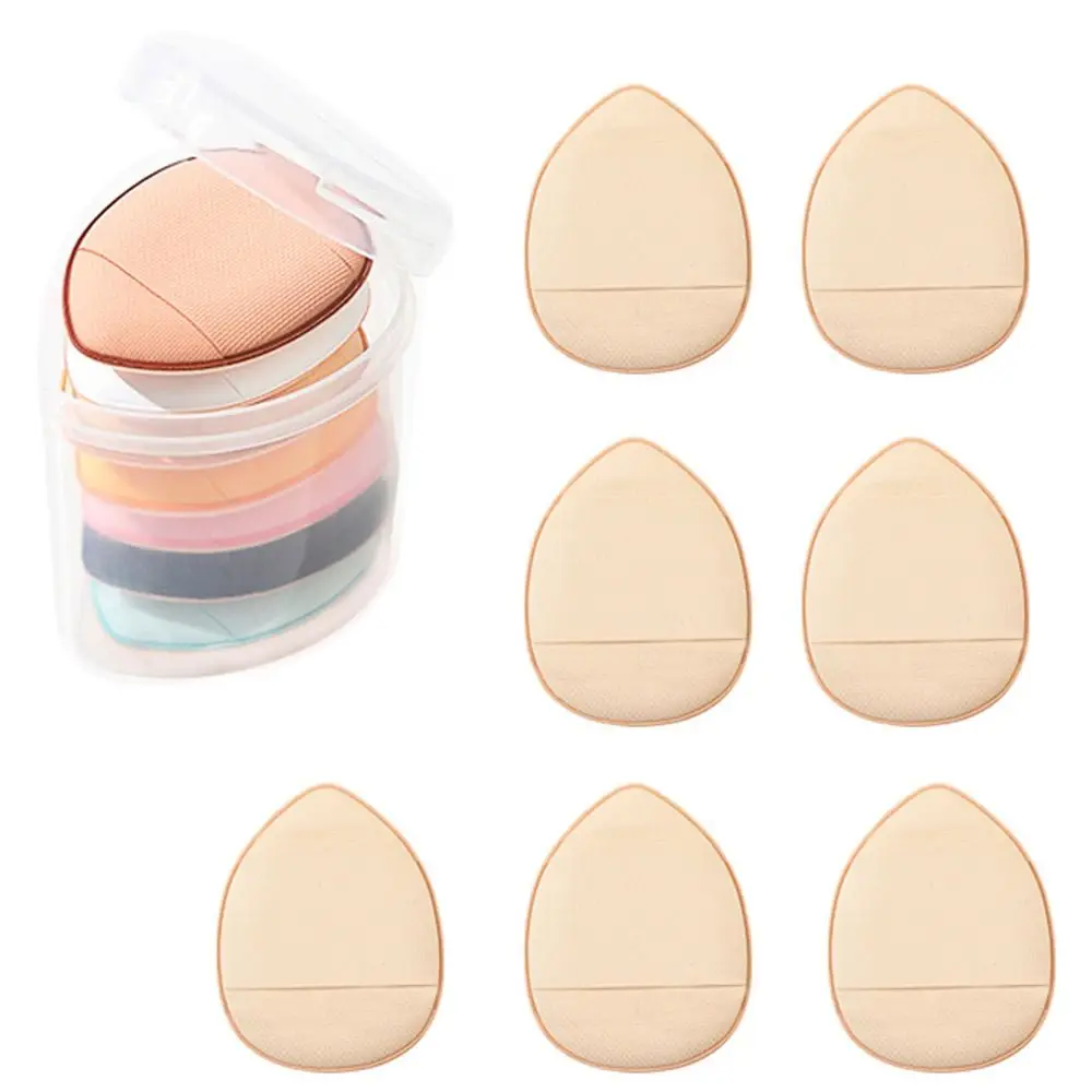 Mélangeur Blush correcteur coussin maquillage bouffée 7 pièces Mini doigt bouffée maquillage éponge pouce Air coussin bouffée cosmétique bouffée