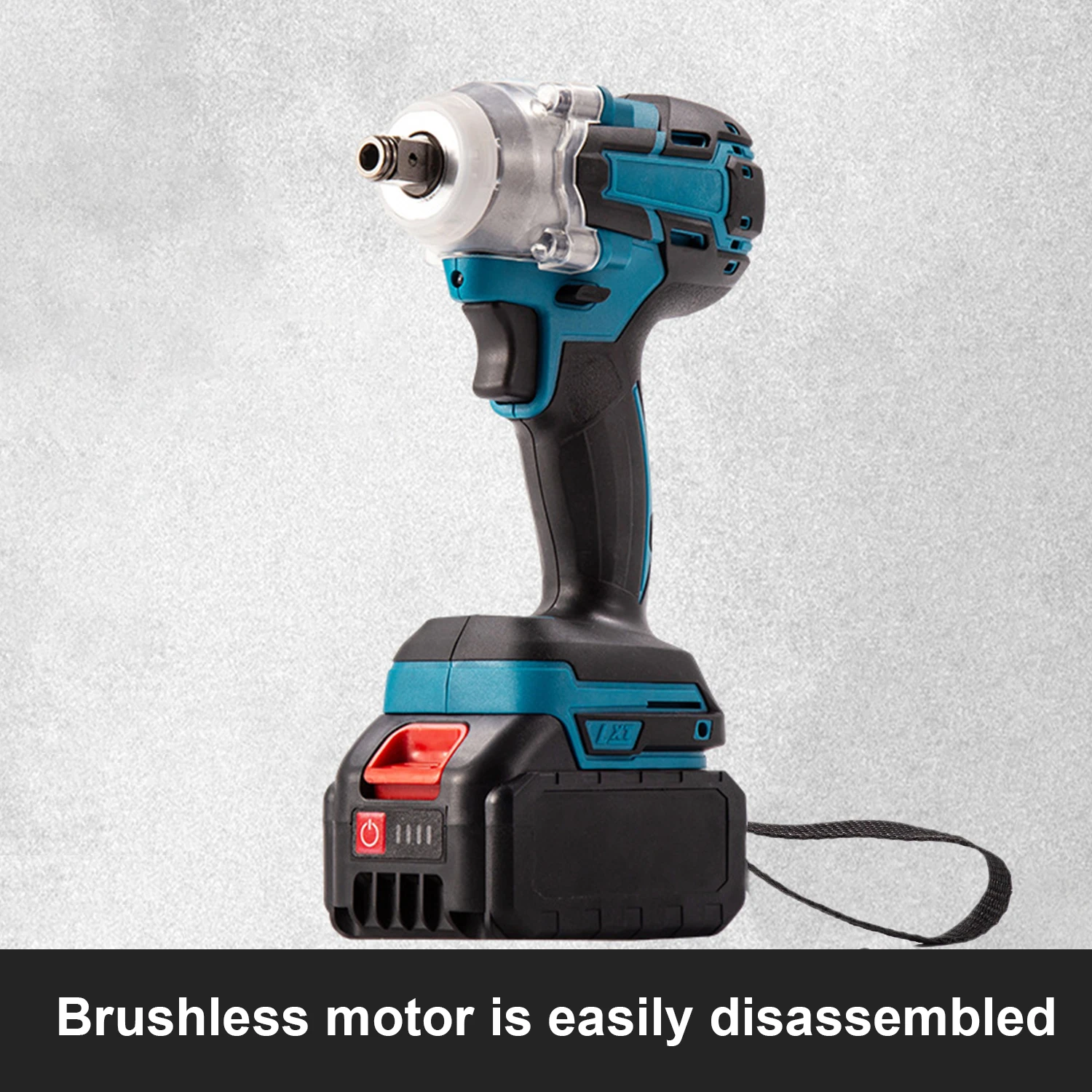 Brushless Electric Wrench Cordless Drill Screwdriver Large Torque Power Tools Torque Wrench for Car Tires Tool