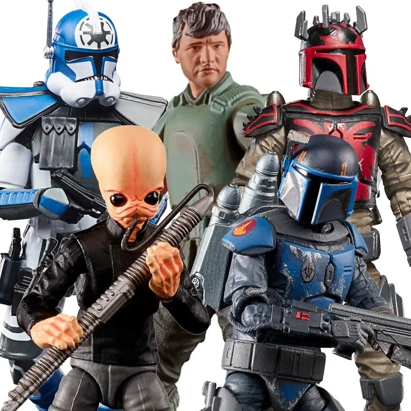 

3.75 Inch Star Wars Figure The Vintage Mandalorian Super Commando Captain Action Figures Collection Adult Kids Toy Gifts