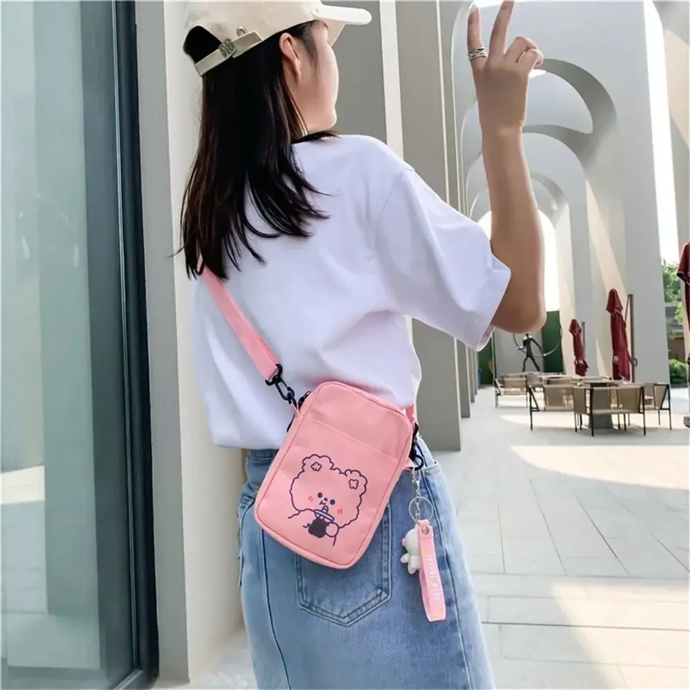 Travel Handbags Women Shoulder Bag One-shoulder Small Bags Cell Phone Bags Phone Wallet Canvas Crossbody Bag Student Girl