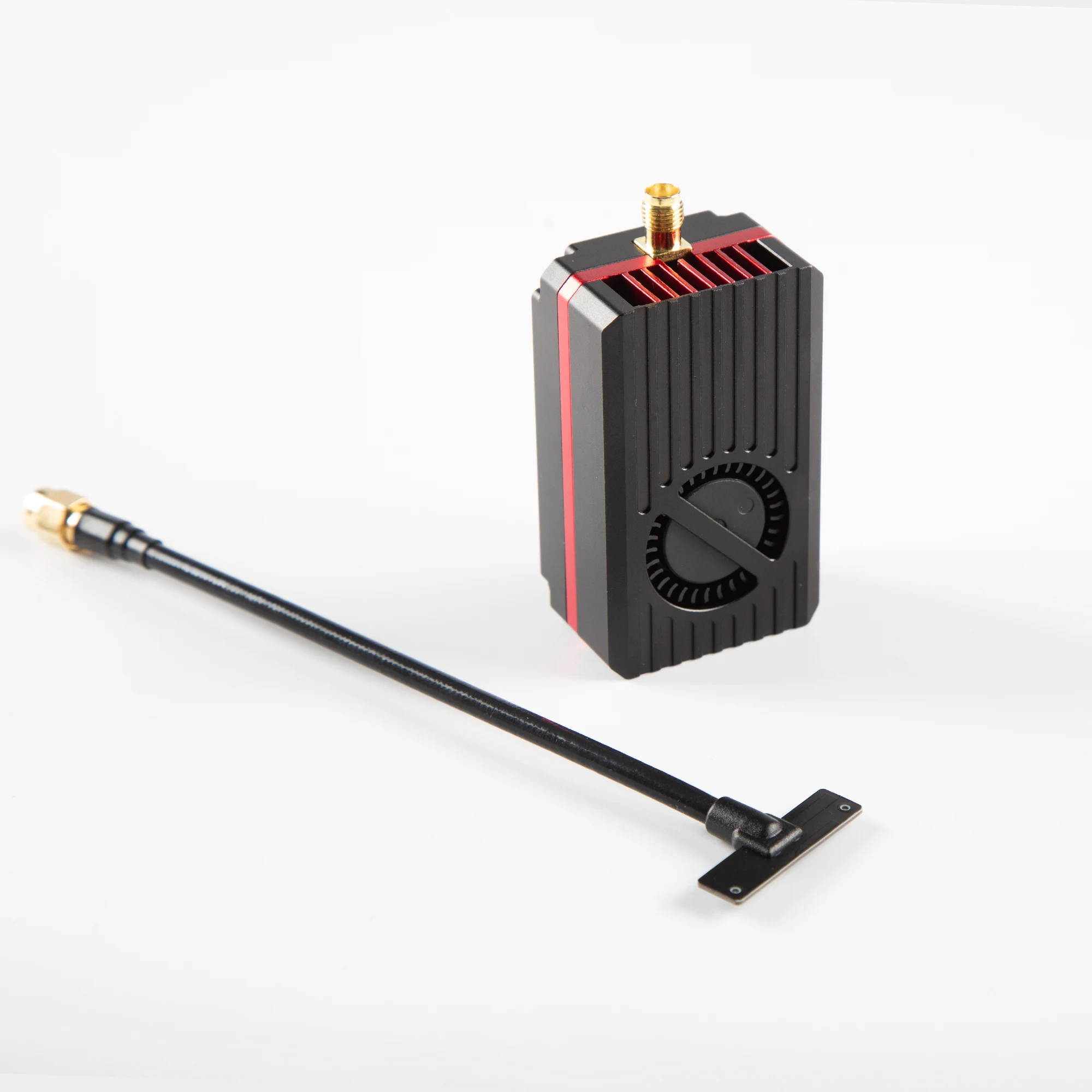 RUSHFPV 4.9G-6.0G 10W VTX เครื่องส่งสัญญาณวิดีโอกำลังสูง 80CH พร้อมเสาอากาศ SMA สำหรับโดรน RC FPV ระยะไกลแบบปีกตรึง DIY