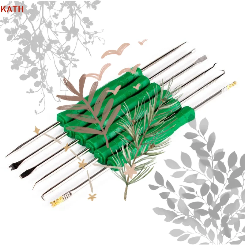 6Pcs Soldering Assist Tool PCB Cleaning Repair Tools Circuit Board Welding Auxiliary Tool PCB Desoldering Aid Tool Kit