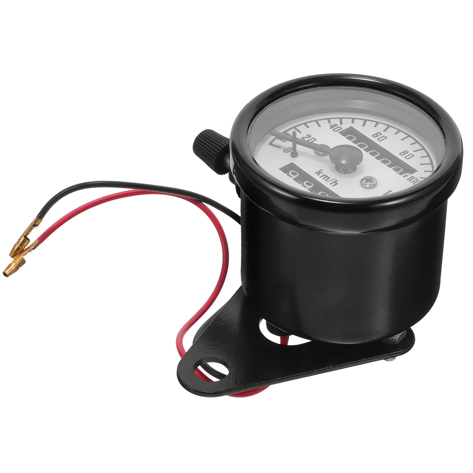 

Motorcycle Speedometer Retro Modified Design Metal Plastic Accurate Odometer Distance Fuel Consumption Motorcycle Supply