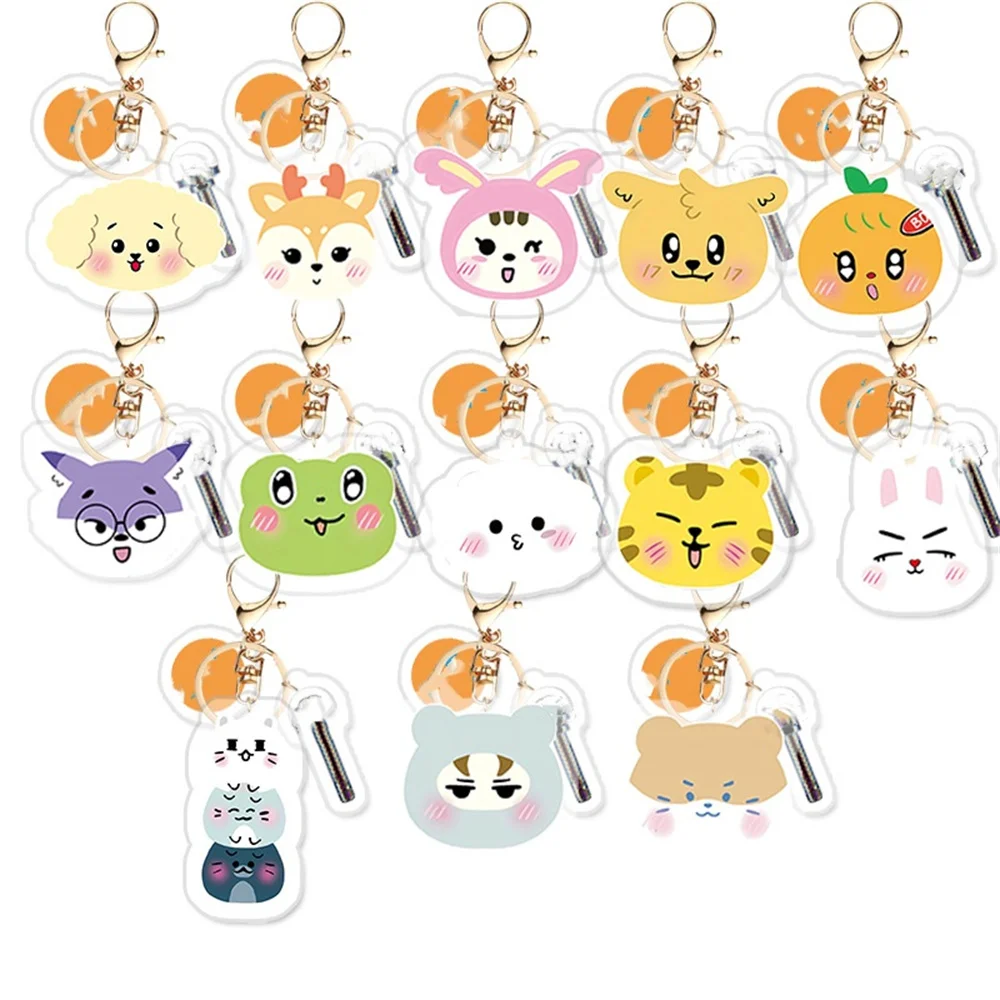 Kpop Acrylic Keychain S.COUPS JEONGHAN JOSHUA JUN HOSHI VERNON Acrylic Cute Keyring Minteen Cartoon Series Gift Fans Collection