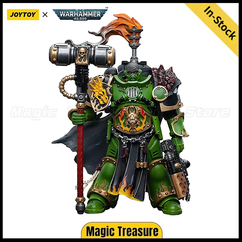 

【В наличии】JOYTOY Warhammer 40K Саламандры Капитан Адтракс Агататон Фигурка Игрушки Подарки 1/18 Фигурка